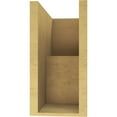 thumbnail image 4 of 7"W x 14"D x 14"H Classic Chapel Hill Rough Cedar Woodgrain TimberThane Corbel, Primed Tan, 4 of 6