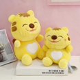 thumbnail image 3 of Tiger Stuffed Animals Plush Toys Happy Smiling Face Dolls Gifts for Kids Yellow 8 Inches, 3 of 4