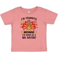 thumbnail image 3 of Inktastic Thanksgiving I'm Thankful Because I'm Gonna Be a Big Sister Girls Baby T-Shirt, 3 of 5