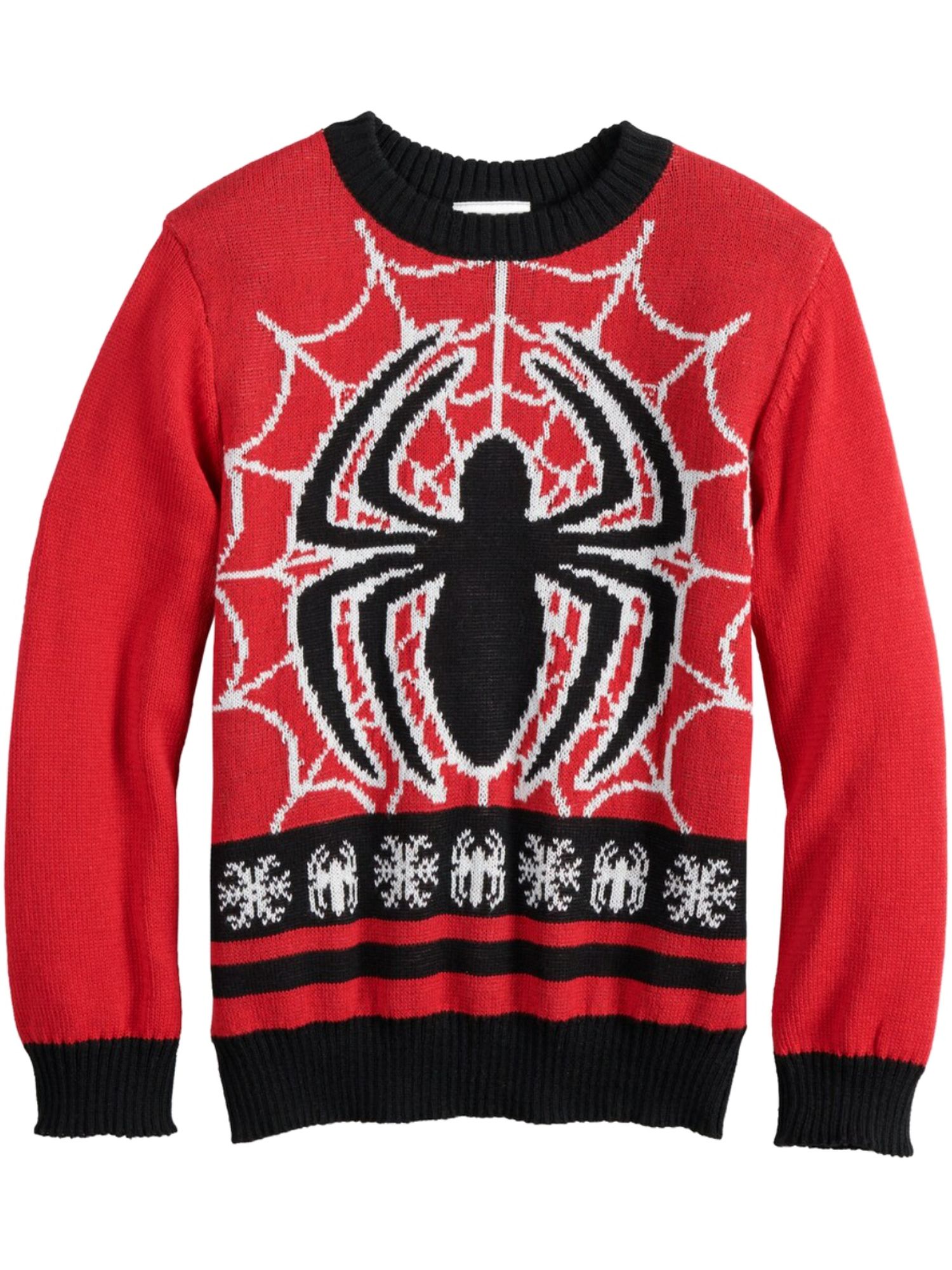 boys spiderman christmas jumper