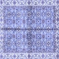 thumbnail image 1 of Ahgly Company Machine Washable Indoor Square Oriental Blue Traditional Area Rugs, 4' Square, 1 of 4
