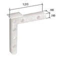 thumbnail image 2 of CRL PL16352 Corner Key - .190 Leg Width - pack of 20, 2 of 2