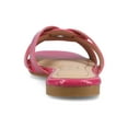thumbnail image 3 of Journee Womens Arrina Wide Width Slip On Slide Flat Sandals, 3 of 9