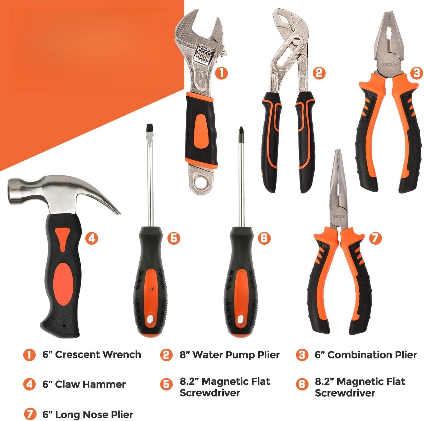 95 PCS Real Tool Set, Small Real Hand Tools Kit, Construction Learning Tools Hammer Screwdriver for Home DIY Building and Woodworking,Come with Tool Belt & Bag