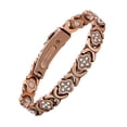 thumbnail image 4 of Wollet Clover Copper Magnetic Bracelets Set,Classic Copper Magnetic Jewelry Gift Set for Women, 4 of 7