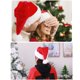 thumbnail image 3 of Bewildely Gorro de Navidad Gorros de Navidad tradicionales Decoraciones Suministros para fiestas Adorno de vacaciones Prop Adultos Niños Sombreros de Kits de decoración para fiestas Bewildely HA068315-00, 3 of 6