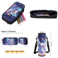thumbnail image 7 of Yuyamidu Galaxy Dragon 4 Piece Kids School Backpack Set with Lunch Bag, Pencil Case and Water Bottle Holder for Elementary and Middle School Students, 7 of 7
