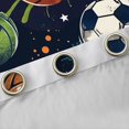thumbnail image 4 of Castle Fairy Teens Volleyball Soccer Football Black Out Curtains,Sport Gamer Curtains Pack Of 2 (42X63 Each),Graffiti Splash Bedroom Curtains,Lightweight Room Decor, 4 of 6