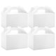 thumbnail image 1 of Moretoes Paquete de 48 cajas blancas para regalos de fiesta, 6 x 3,5 x 3,5 pulgadas, cajas de regalo para dulces, cajas de regalo para fiestas con asas, cajas de regalo de papel para cumpleaños, bodas, 1 of 1