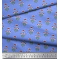 thumbnail image 3 of Soimoi Satin Silk Fabric Leaves & Floral Artistic Printed Fabric 1 Yard 42 Inch Wide, 3 of 3