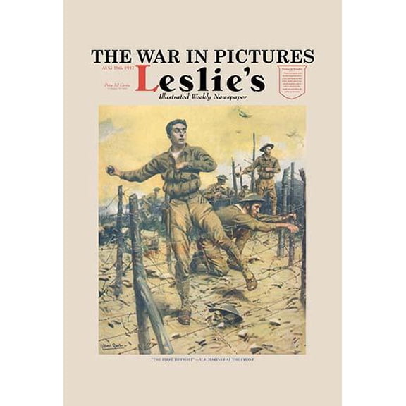 Leslie's: The War in Pictures-Fine Art Canvas Print (20" x 30")