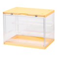 thumbnail image 3 of Clear 3 Tier Display Case Shelf Dustproof Showcase Organizer Dustproof Holder Yellolw, 3 of 9