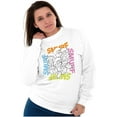 thumbnail image 4 of Vintage The Smurfs Cartoon Characters Sweatshirt for Men or Women Brisco Brands S, 4 of 6