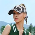 thumbnail image 6 of Balery Black And White Sheeps Sport Wear Athletic Visor Sun Sports Visor Hat Visor Adjustable Cap for Women and Men (One Size), 6 of 7