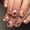 E, variant on Halloween Acrylic Press On Nails Medium Square Full Cover Fake False Stick On Nails, Reusable Artificial Nail Tips with Pumpkin Ghost Bat Fall Cute Spooky Design for Women Party DIY Manicure,24Pcs