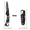 thumbnail image 4 of Stainless Steel Knife Type Straight Comb Men's Beard Making Tool Beard Comb, 4 of 4