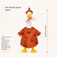 thumbnail image 4 of Halloween Porch Goose Outfit, Pumpkin Costume Kit, Spooky Seasonal Outfit Accessories Suitable for 23 Inch Large Porch Goose Statue, 4 of 6