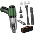 thumbnail image 2 of veasfak Hand Vacuum Cleaner Air Duster USB Rechargeable Mini Air Blower Mini Car Vacuum Green, 2 of 7