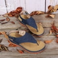 thumbnail image 3 of AXXD Wedge Sandals for Women 7.5 Summer Sandals Flip Flops Women's Comfort Sandals, 3 of 9