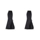 thumbnail image 3 of Minnieouse Elegante de sirena con para mujer La mujer en la morada larga negra larga blanca negra XL 1 negro XXL, 1 2Conjunto, 3 of 6