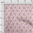 thumbnail image 2 of oneOone Velvet Light Pink Fabric Animal Sewing Craft Projects Fabric Prints By Yard 58 Inch Wide, 2 of 5
