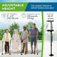 thumbnail image 4 of HoneyBull Walking Cane for Adults & Seniors - Foldable, Adjustable, Free Standing Cane, Pivot Tip [Black], 4 of 8