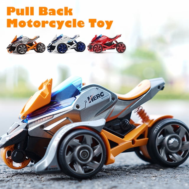 Tire Hacia Atrás Del Juguete De La Motocicleta Juguete De Eyección Creativo Con Luz De La Música Aleación De Fundición A Presión Lanzador De Carreras Juguete Modelo De Motocicleta Juguete Para Niños N Muyoka Hogar