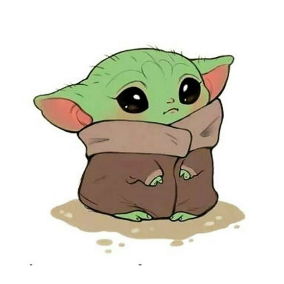 Baby Yoda Vinyl Sticker