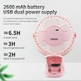 thumbnail image 3 of maxiaoxia USB Charging Desktop Clip Small Fan Home Office Student Dormitory Silent Fan Portable Cooling Fan Chill Fans for Home Outdoor, 3 of 6