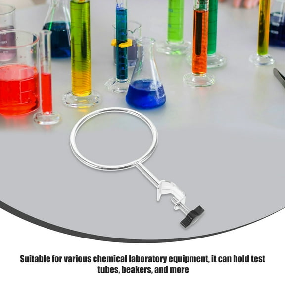 WHAMVOX Lab Supports Retorts Ring Iron Laboratory Support Ring With Boss Head Retorts Rings Clamp Flask Clamps Retorts Stand Clamps For Laboratory Experiment
