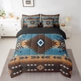 thumbnail image 2 of Erosebridal Tribal Aztec Bedding Sets King Size,Hippie Boho Bed in a Bag King size,Super Cozy Reversible Bedding King Size,Teenager Bedroom Decor,7 Pieces, 2 of 6