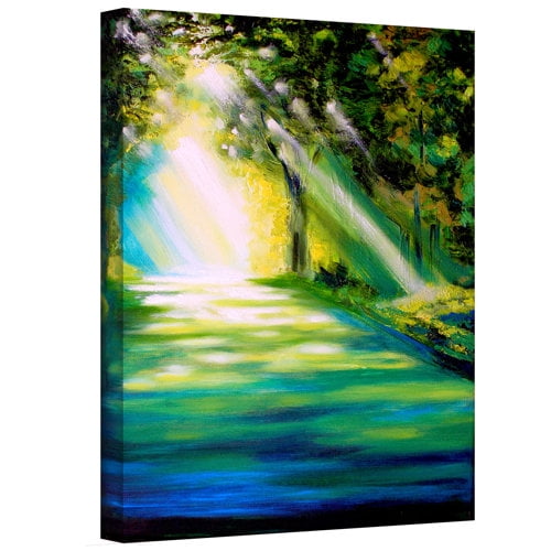ArtWall Susi Franco "Misty Morning" Gallery-wrapped Canvas