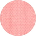 thumbnail image 1 of Ahgly Company Indoor Round Oriental Red Modern Area Rugs, 6' Round, 1 of 4