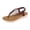 Wine, variant on YgkuHd Women's Casual Flat Sandals Multi-Strap Toe-Post Design Cushioned Contoured Platform Sole Adjustable Ankle Blue,5.5