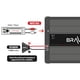 thumbnail image 2 of Amplificador de Audio Stetsom Bravo BASS 5000 Negro de 5000W RMS con Crossover y Refuerzo de Graves, 2 of 7