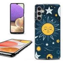 OneToughShield Shockproof Sun and Star Cell Phone Case for Samsung Galaxy A15 5G