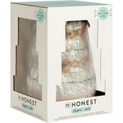The Honest Company Diaper Cake | Clean Conscious Diapers, Baby Personal Care, Plant-Based Wipes | Pandas | Regular, Size 1 (8-14 lbs), 35 Count