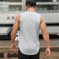 thumbnail image 2 of Camiseta deportiva para hombre, chaleco para correr, entrenamiento de gimnasia, entrenamiento físico, baloncesto, 2 of 7