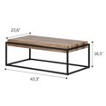 thumbnail image 4 of South Shore Mezzy Modern Industrial Coffee Table, 4 of 5