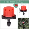 thumbnail image 3 of RBCFHl 24 Types de Spinklers Rotatifs Irrigation Goutte à Goutte Mini Buse de Rotation avec 1/4 ''Connecteur Barb Mini Pulvérisateur Rotatif, 3 of 5