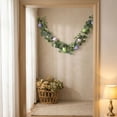thumbnail image 5 of 2026 Easter Garland for Mantle Easter Artificial Egg Garland with Flowers Ribbon Spring Pastel Floral Vine String for Fireplace Front Door Kitchen Decoration Table Home Rustic Party Decor D, 5 of 7