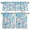 Blue, variant on 3 Piece Kitchen Curtains and Valances Set Summer Floral Cafe Curtains 36 Inch Length Pink Wildflowers Country Botanical Retro Plaid Valance & Tier Curtain for Living Room Bedroom 54"x18"+27"x36"*2