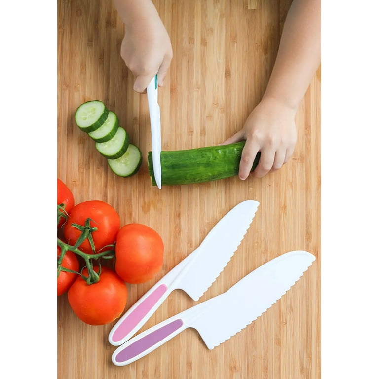Tovla Jr. Knives for Kids 3-Piece Kitchen Baking Knife Set