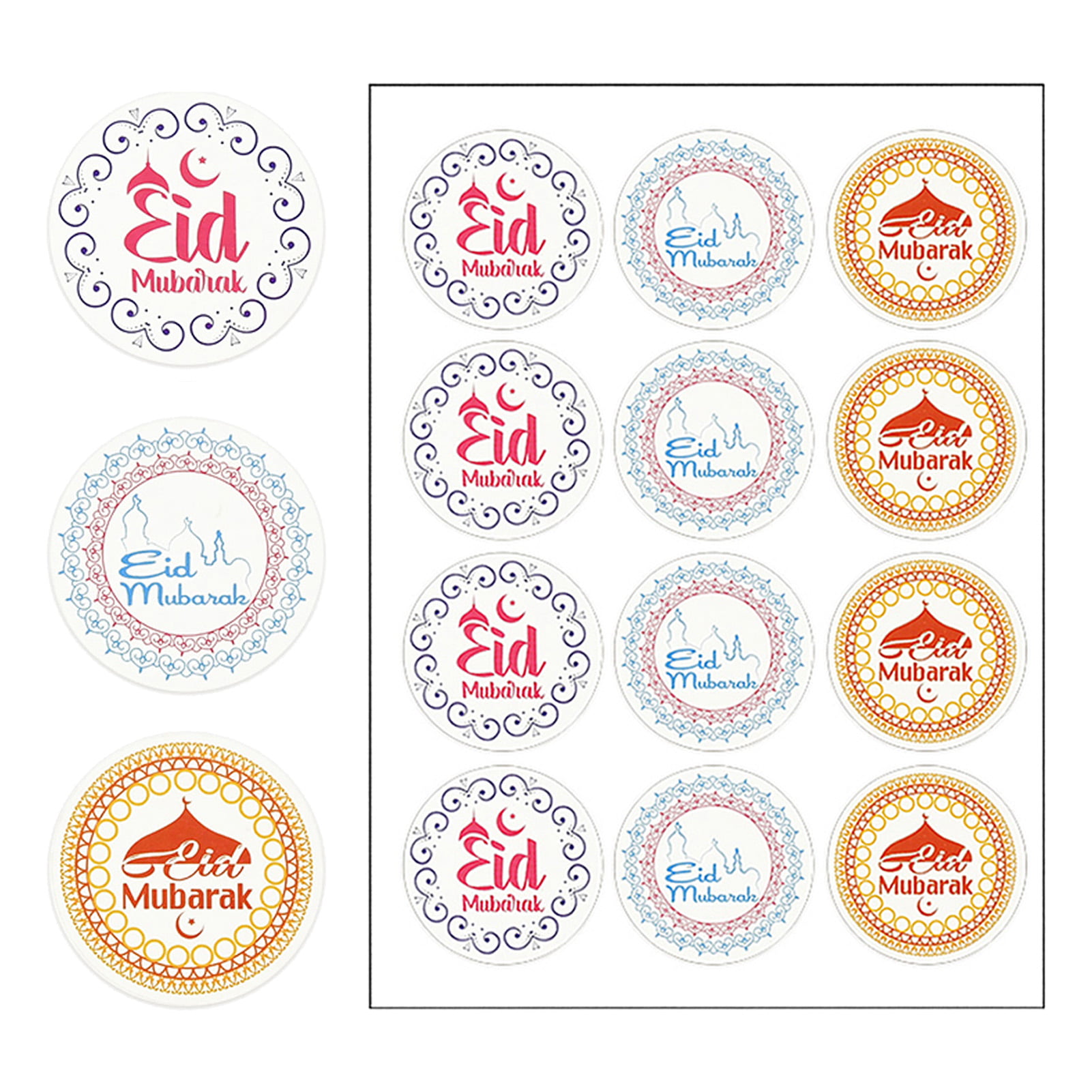 jord kommando vinder Facaimo 120PCS Eid Mubarak Stickers, Ramadan Mubarak Stickers with Moon  Star Mosque Lantern Letters, Eid Party Decorations for Ramadan Party  Supplies - Walmart.com