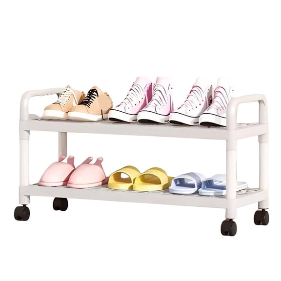 Freestanding Shoe Rack Simple Shoe Rack Multi-Layer Small Shoe Cabinet for Entrance B