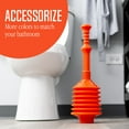 thumbnail image 5 of JS Jackson Supplies  Professional Bellows Accordian Style Toilet Plunger - N/A Orange, 5 of 9