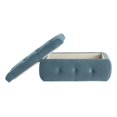 thumbnail image 3 of Koby Velvet Storage Ottoman, Light Blue, 3 of 9