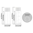 thumbnail image 3 of 36 Pack 15ml Clear Glass Sample Vials with Scale(18pcs), Empty Glass Bottles with White Screw Cap Lab Liquid Sampling Bottles for Chemistry Lab Chemicals, 3 of 6