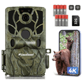 thumbnail image 3 of (3 pack) Usogood 4K 48MP WiFi Trail Camera with Phone App, Game Camera with Night Vision Motion Activated IP66 Waterproof, 120°PIR Range for Deer & Wildlife, 3 of 12