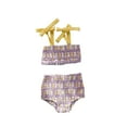 thumbnail image 1 of Aayomet Ruffle Bikini Baby Print Set Girls Summer Cute Flower Swimsuit Girls Set 10 (PP2, 12-15 Months), 1 of 5